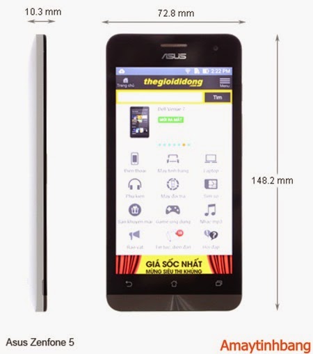 Smartphone Asus Zenfone 5 công nghệ vượt trội Smartphone Asus Zenfone 5 công nghệ vượt trội