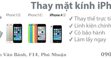 thay man hinh iphone 5